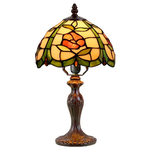 Poppy Small Tiffany Lamp 8 Inch