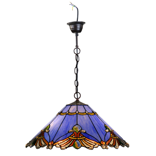 Benita Periwinkle Hanging Lamp