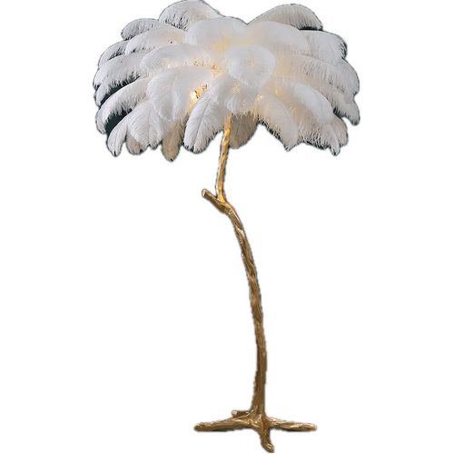 Plume Mini - Ostrich Feather Table Lamp