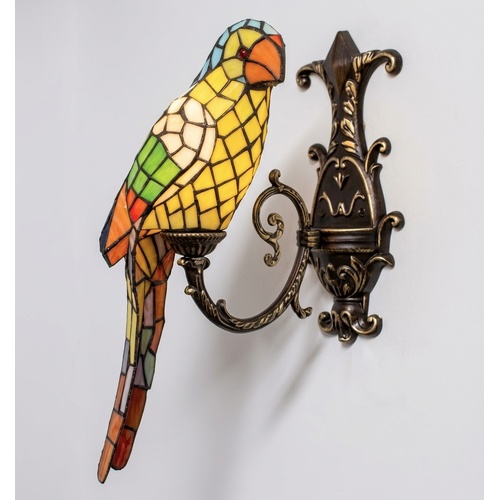 Parrot Wall Light - Green/Yellow Macaw