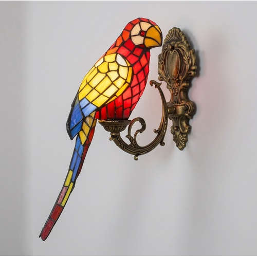 Parrot Wall Light - Red Macaw