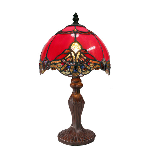 Benita Red Small Table Lamp
