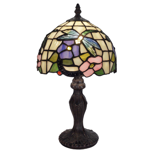 Crystal Dragonfly Small Table Lamp