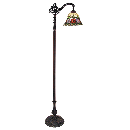 Red Rose Edwardian Floor Lamp