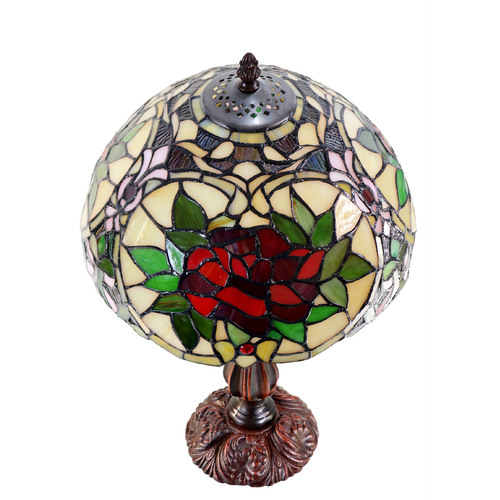 Red Camellia Table Lamp