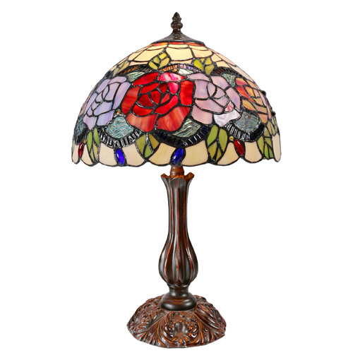 Red Rose Table Lamp