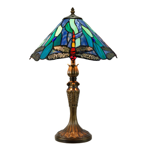 Annika Blue Dragonfly Table Lamp