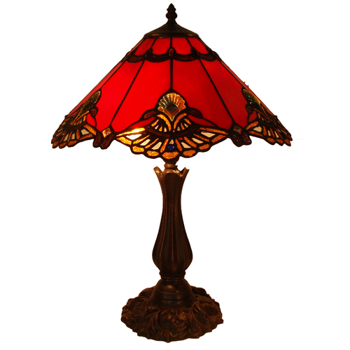 16&#39; Benita Red Large Table Lamp