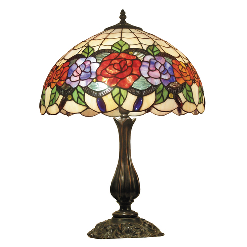 Red Rose Table Lamp-Large