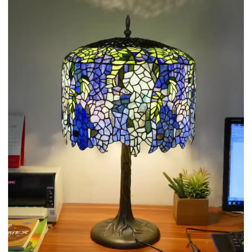 Extra Large Wisteria Table Lamp with trunk base