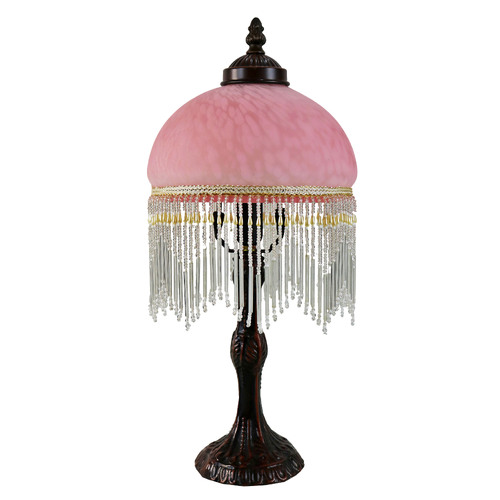 Beaded Victorian Table Lamp Pk