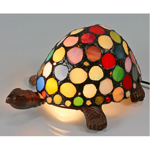 Multi Colour Tortoise Lamp