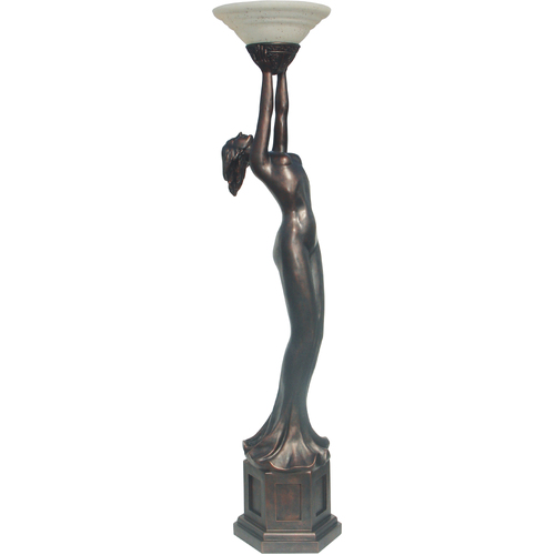 188cm Art Deco Lady Uplight Table Lamp - Large