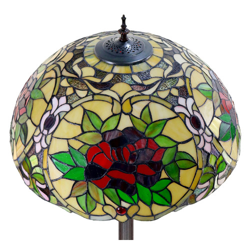 Red Camellia Floor Lamp