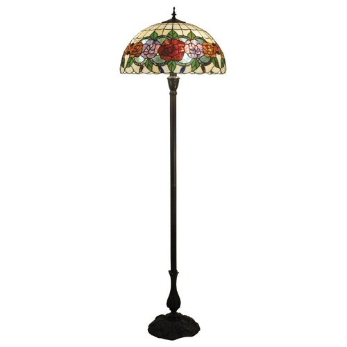 Red Rose Large Floor Lamp