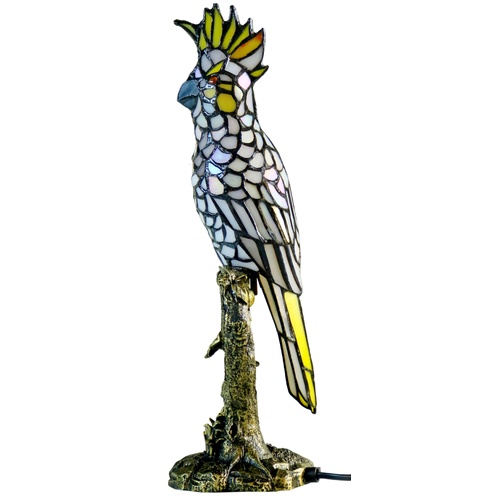Parrot Tiffany Lamp White Cockatoo