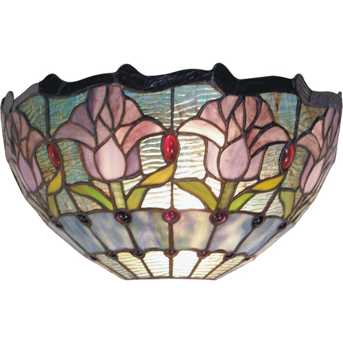 Mauve Tulip Wall Light